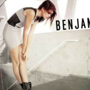 Women's Gray Benjamin Jay Geo Rib High Low Dress